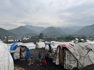 Zaina IDP camp, Sake, North Kivu. 